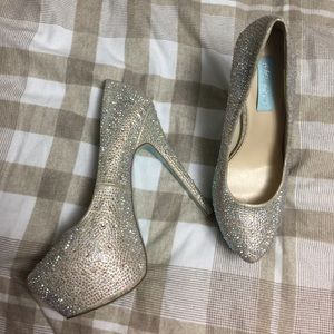 Betsey Johnson heels worn once
